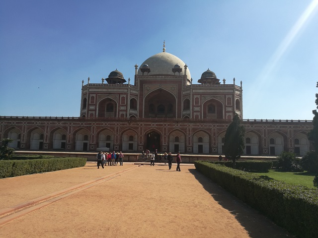 インドのフマーユーン廟（Humayun's Tomb）